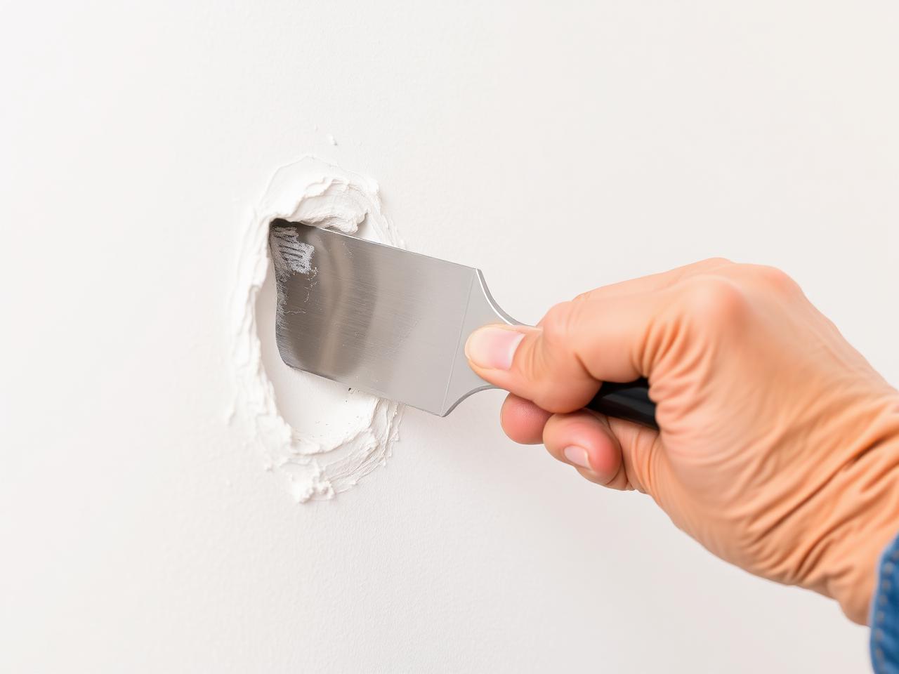 Drywall repair before painting